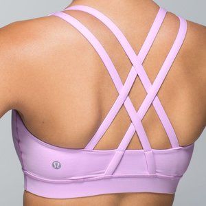 lululemon lilac energy bra